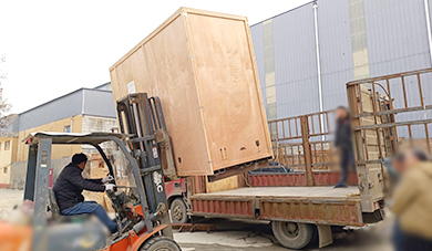 Shipping the escalator steps and pallets dynamic fatigue testing machine
